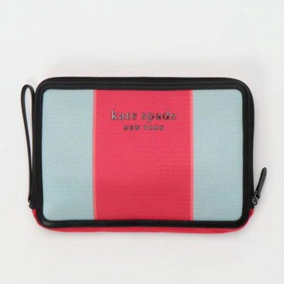 Kate Spade Journey Large Tote Red Nylon Shoulder Bag Packable Travel Lightweight - Picture 7 of 9